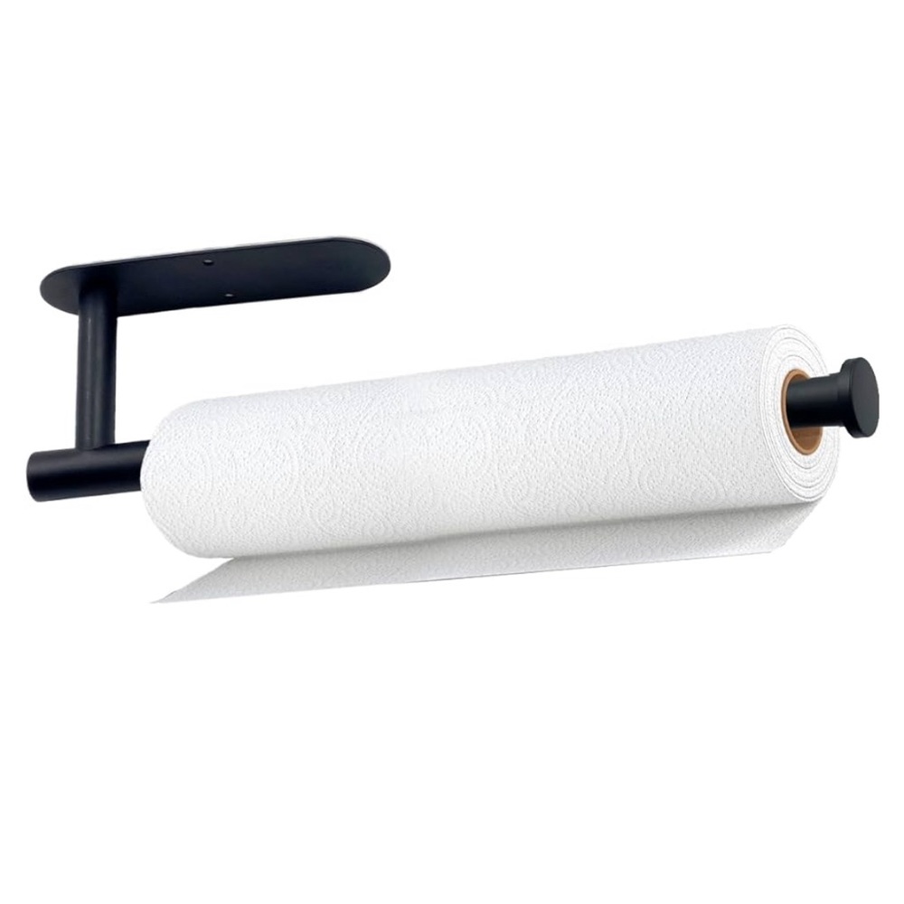 Black Paper towel holder